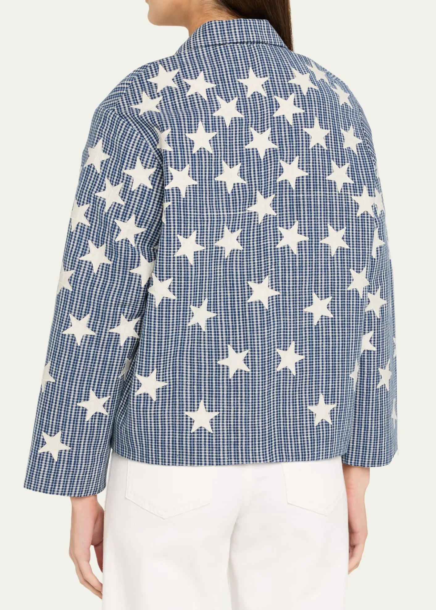 Alix of BohemiaWestern Plaid Star Embroidered Jacket