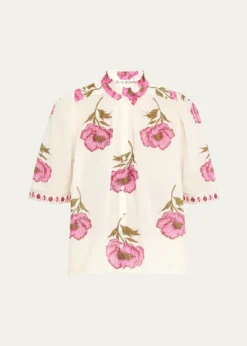 Alix of BohemiaWinn Fuchsia Poppy Blouse