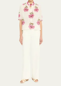 Alix of BohemiaWinn Fuchsia Poppy Blouse