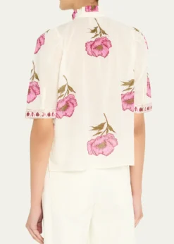 Alix of BohemiaWinn Fuchsia Poppy Blouse