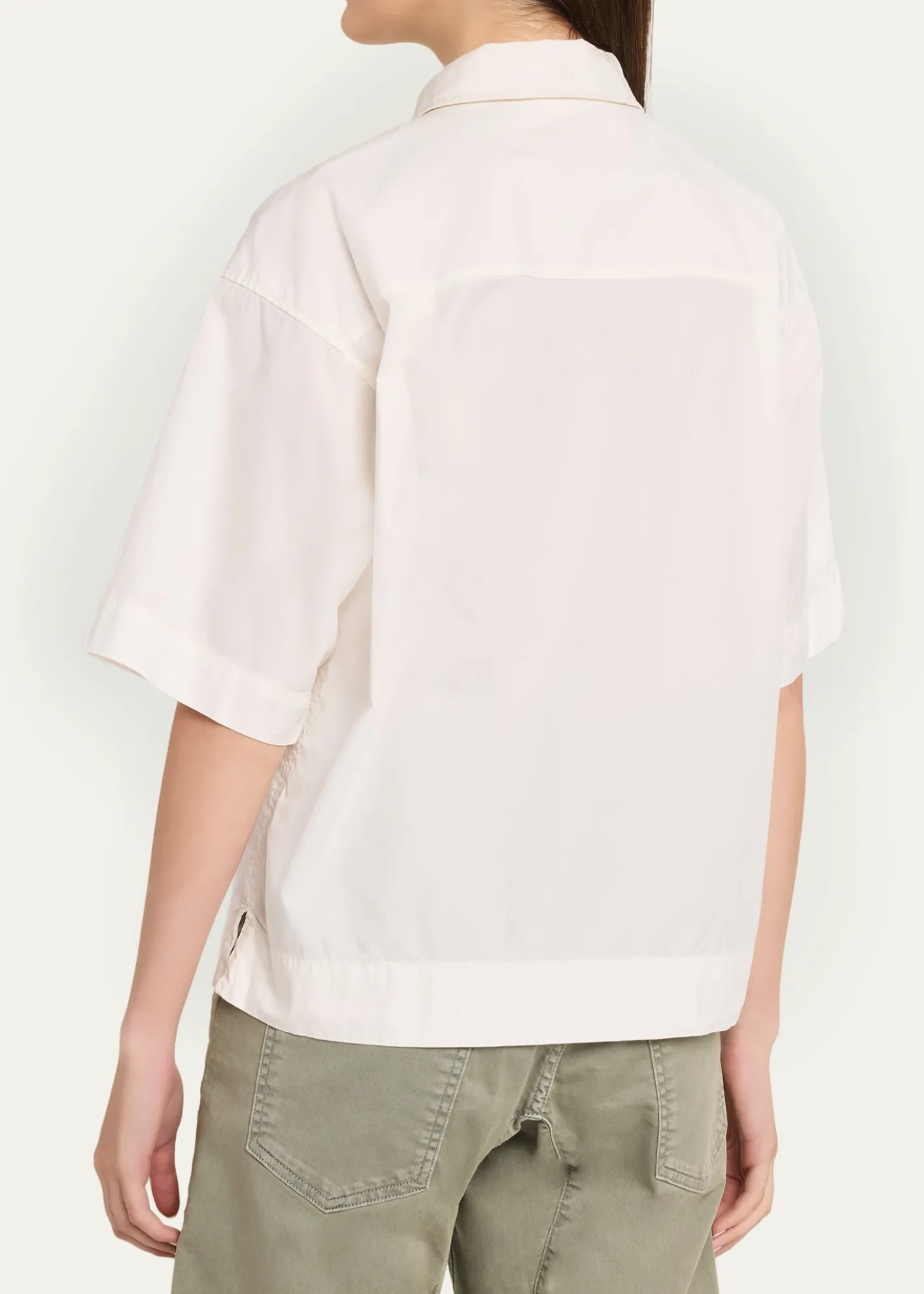All ThreeAisla Poplin Button-Front Shirt