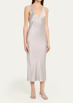 All ThreeAnna Silk Midi Dress