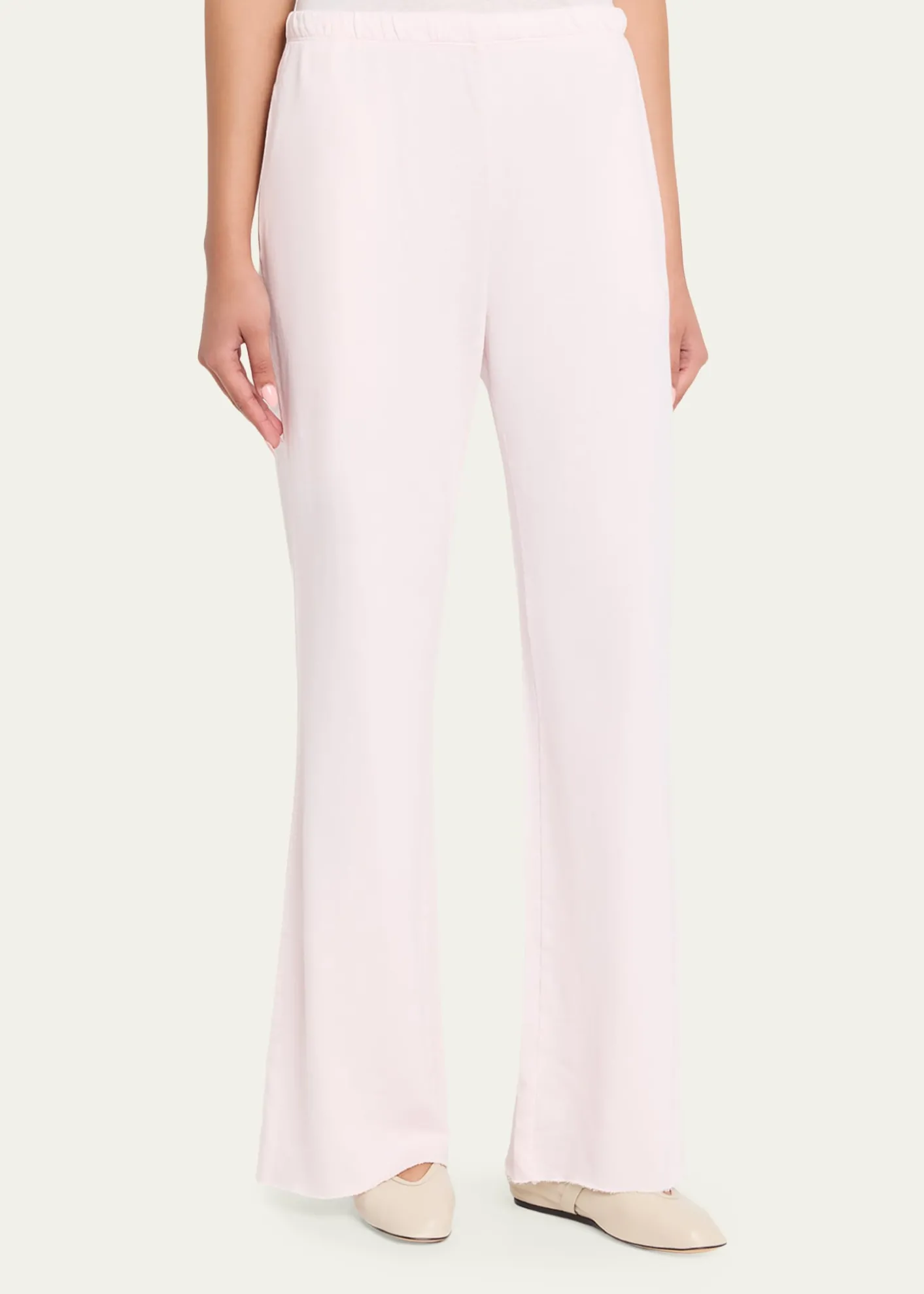 All ThreeDov Wide-Leg Cotton Sweatpants
