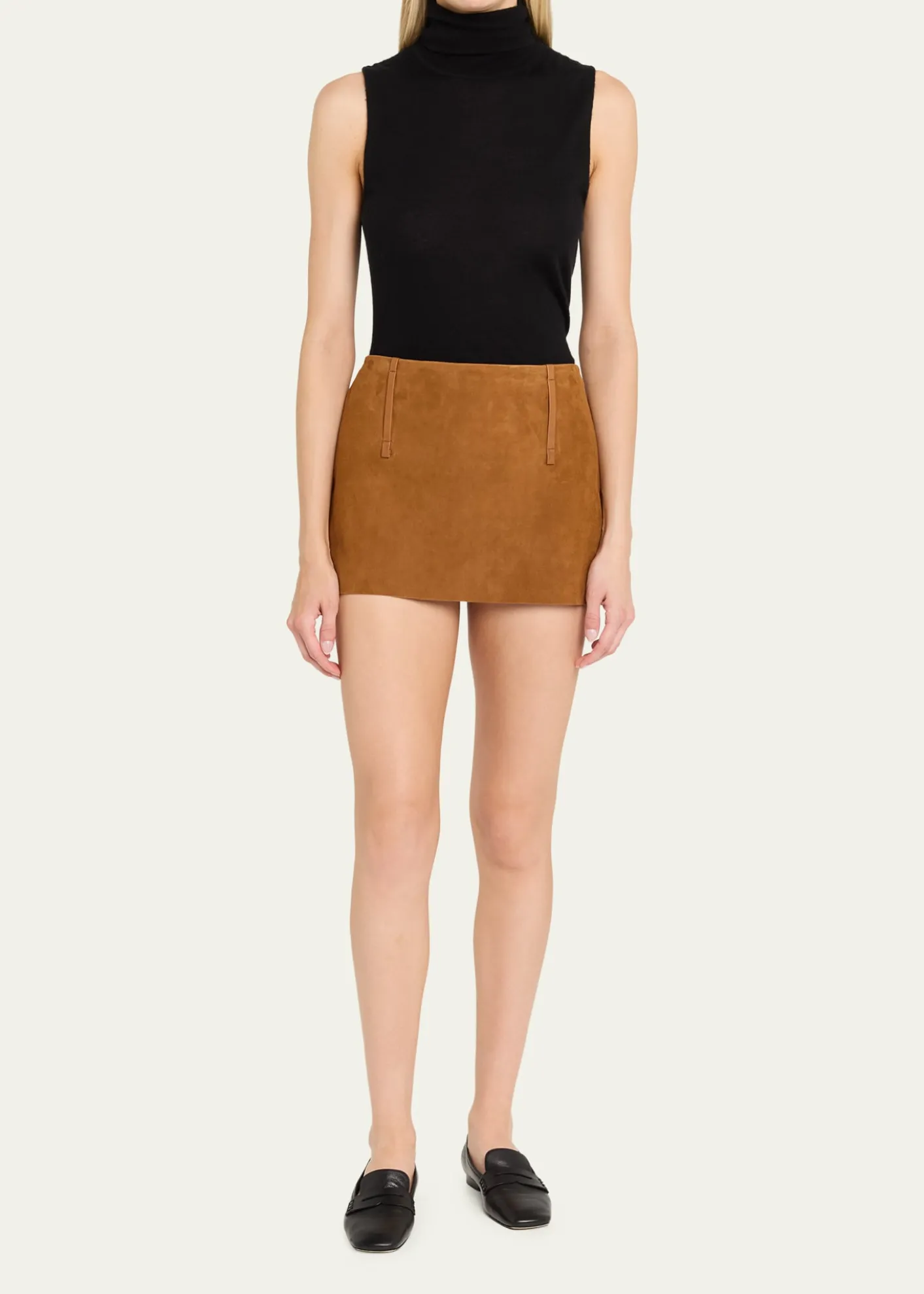 All ThreeTirza Suede Mini Skirt