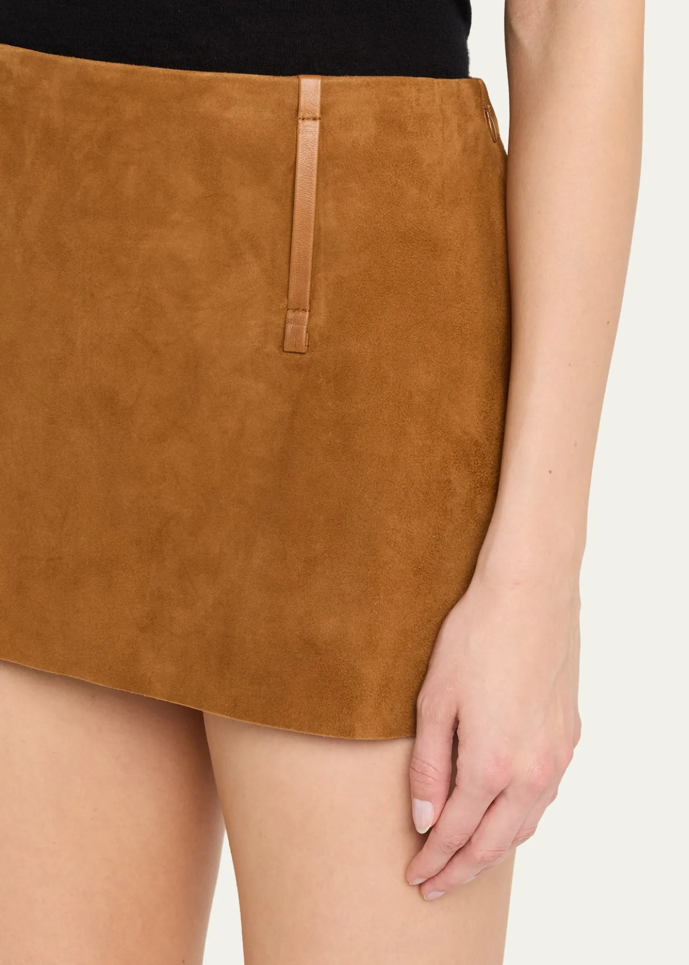 All ThreeTirza Suede Mini Skirt