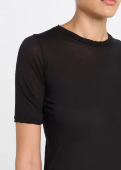 All ThreeVictoria Three-Quarter Sleeve Cotton Top
