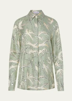 AltuzarraChika Printed Silk Top