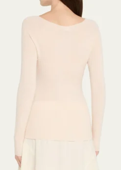 AltuzarraLee Boat-Neck Long-Sleeve Cashmere Sweater