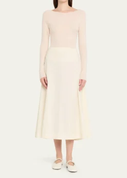 AltuzarraLee Boat-Neck Long-Sleeve Cashmere Sweater