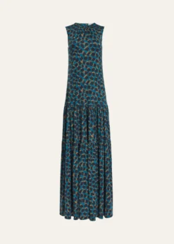 AltuzarraLiza Spotted Jersey Tiered Maxi Dress