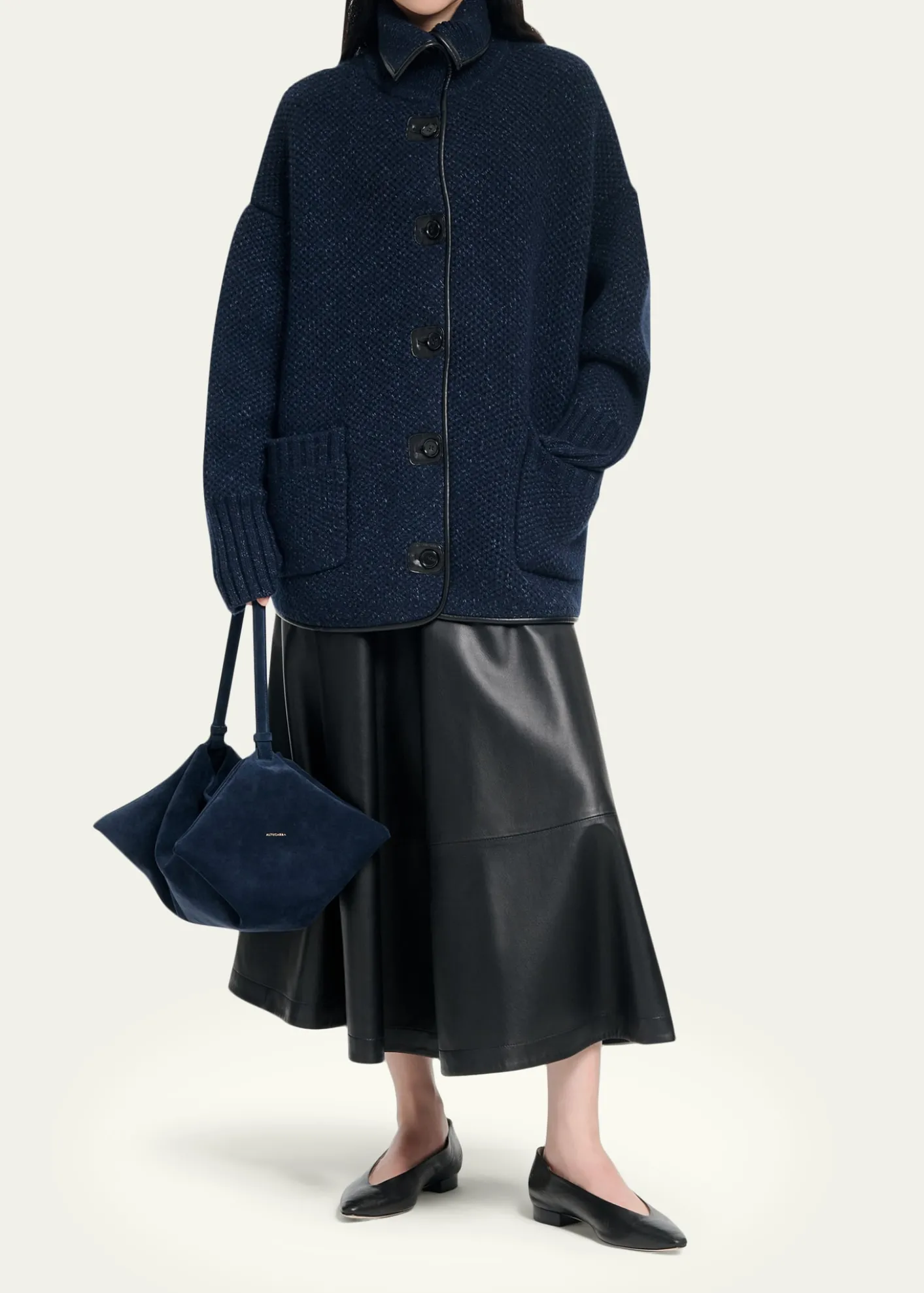 AltuzarraLlewellyn Funnel-Neck Wool Jacket