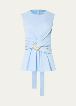 AltuzarraTizzy Gathered Sleeveless Top