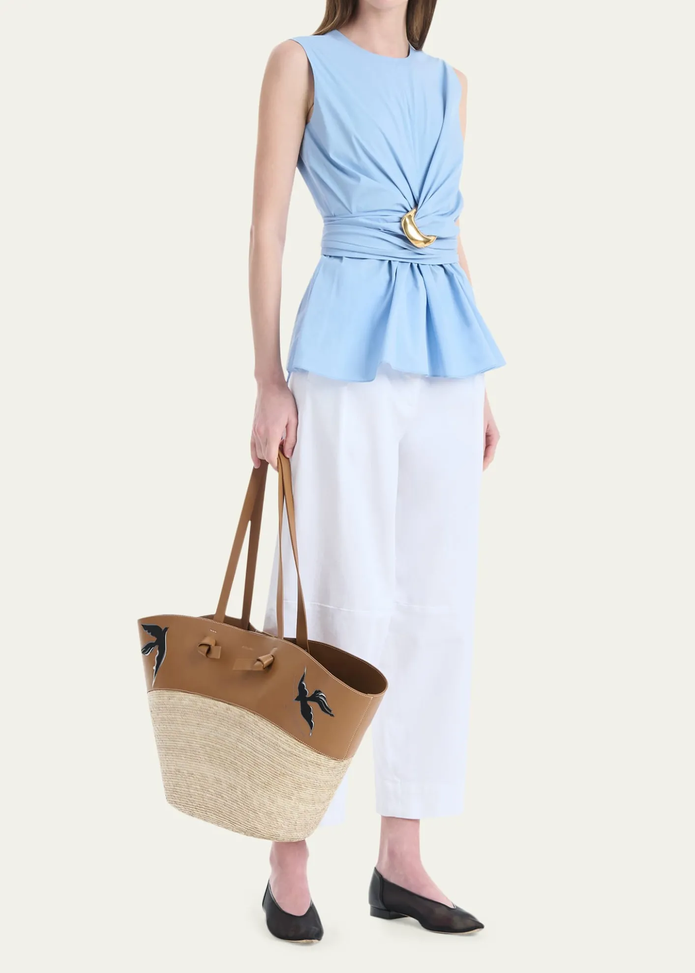 AltuzarraTizzy Gathered Sleeveless Top