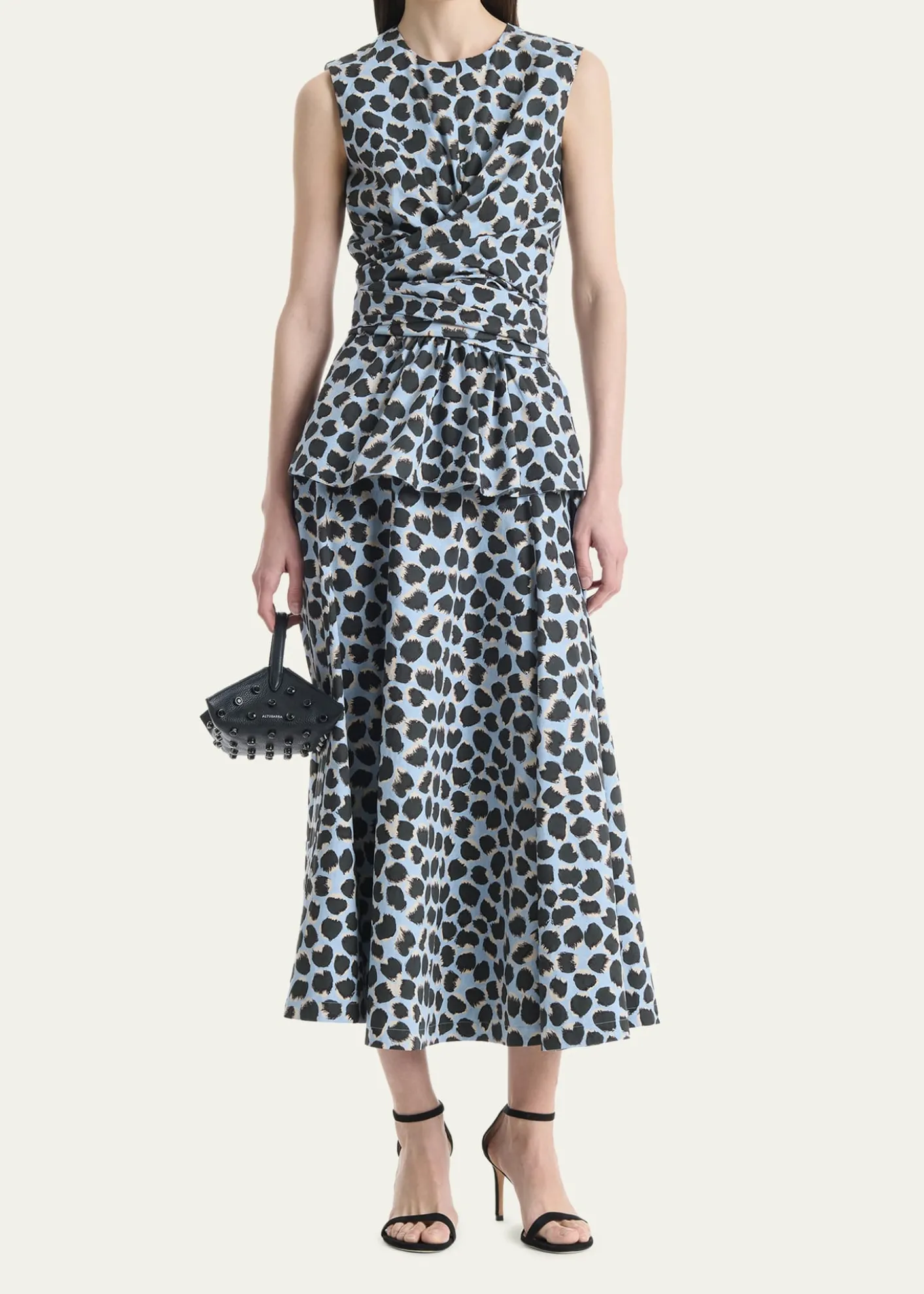 AltuzarraVarda Animal-Print Midi Skirt