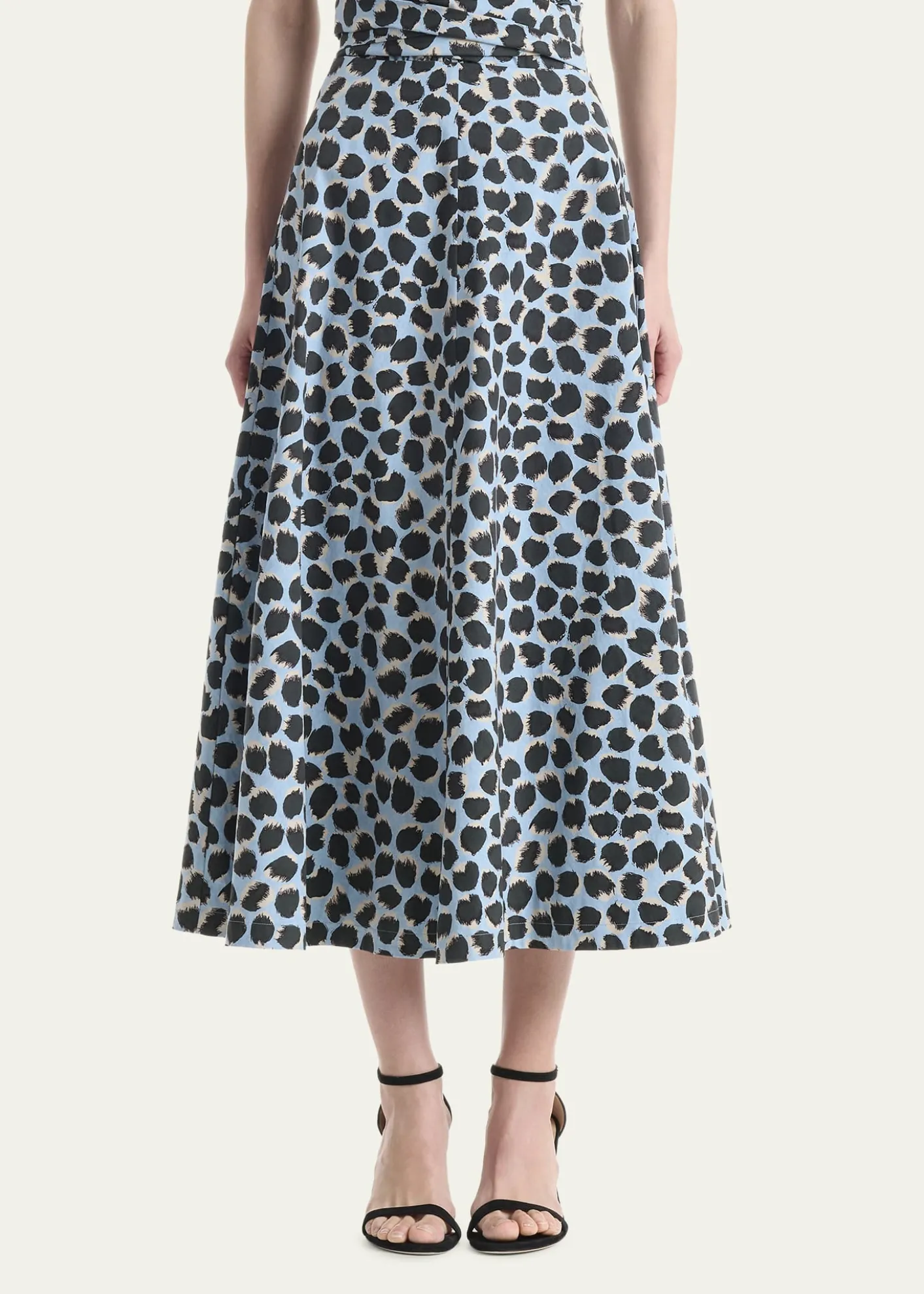 AltuzarraVarda Animal-Print Midi Skirt