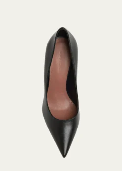 Amina MuaddiAmi Pointed Leather Pumps
