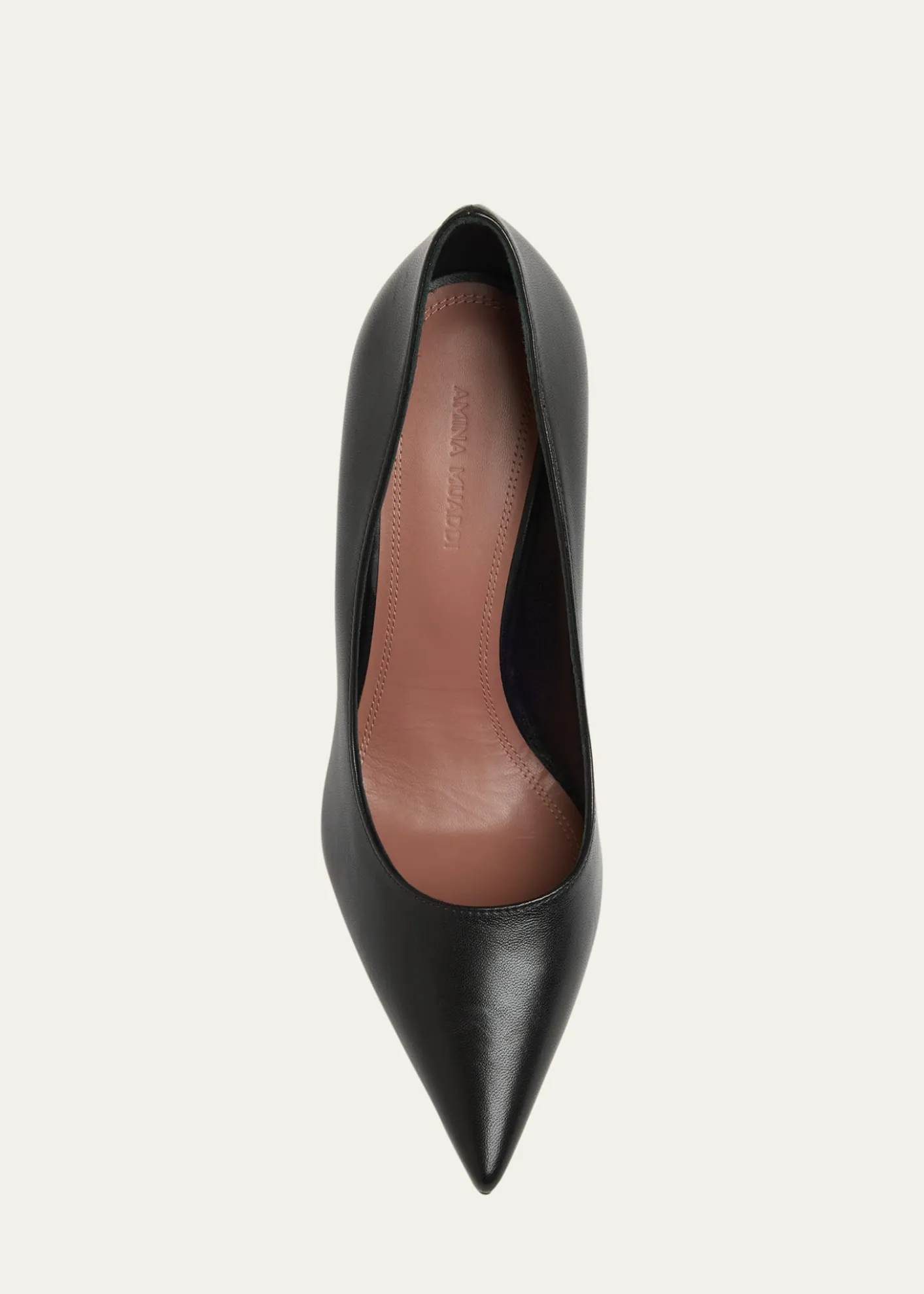 Amina MuaddiAmi Pointed Leather Pumps