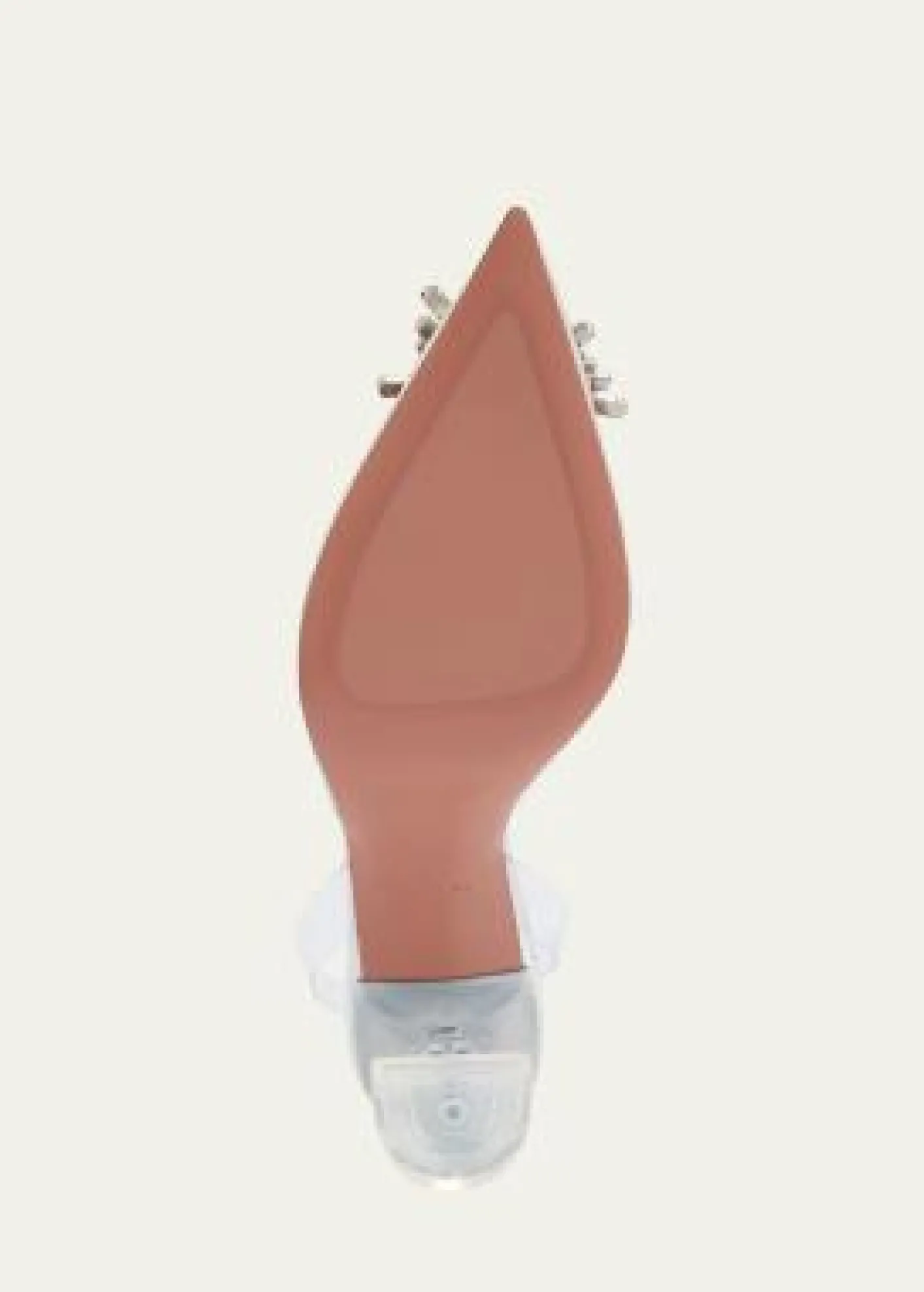 Amina MuaddiBegum Clear Crystal Slingback Pumps