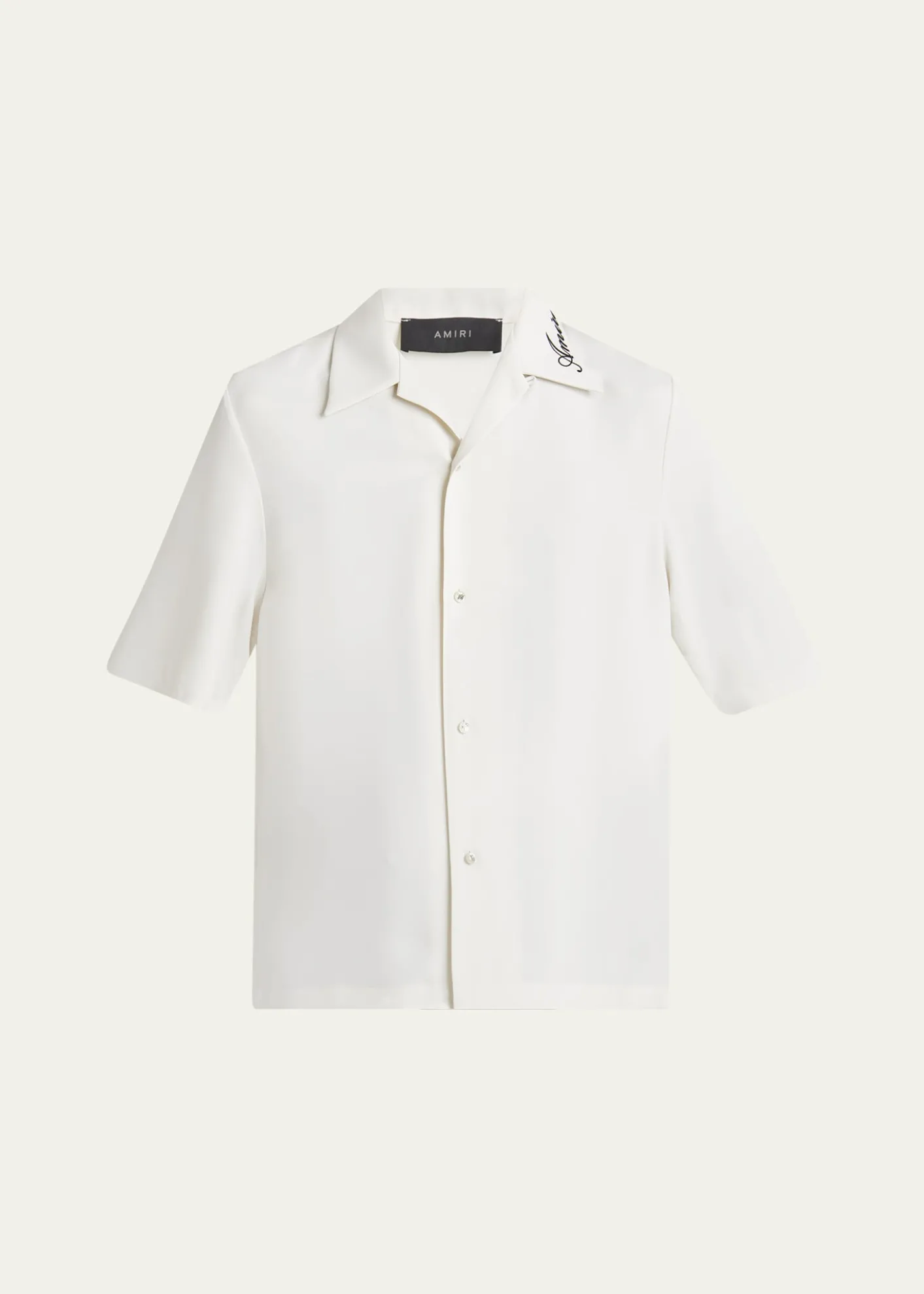 AmiriMen's Brushed Polyester Camp Shirt