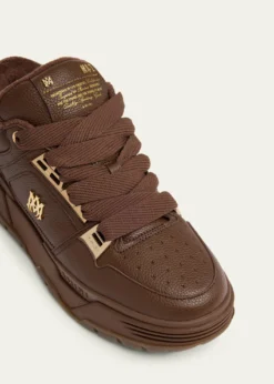 AmiriMen's Chrome MA-1 Leather Low-Top Sneakers
