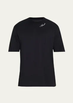 AmiriMen's Cotton and Modal Logo-Crewneck T-Shirt