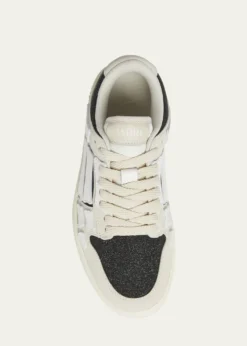 AmiriPacific Bones Mixed Leather Sneakers