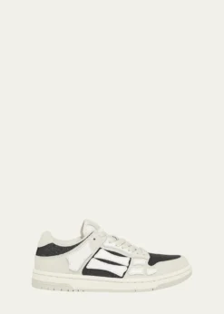 AmiriPacific Bones Mixed Leather Sneakers