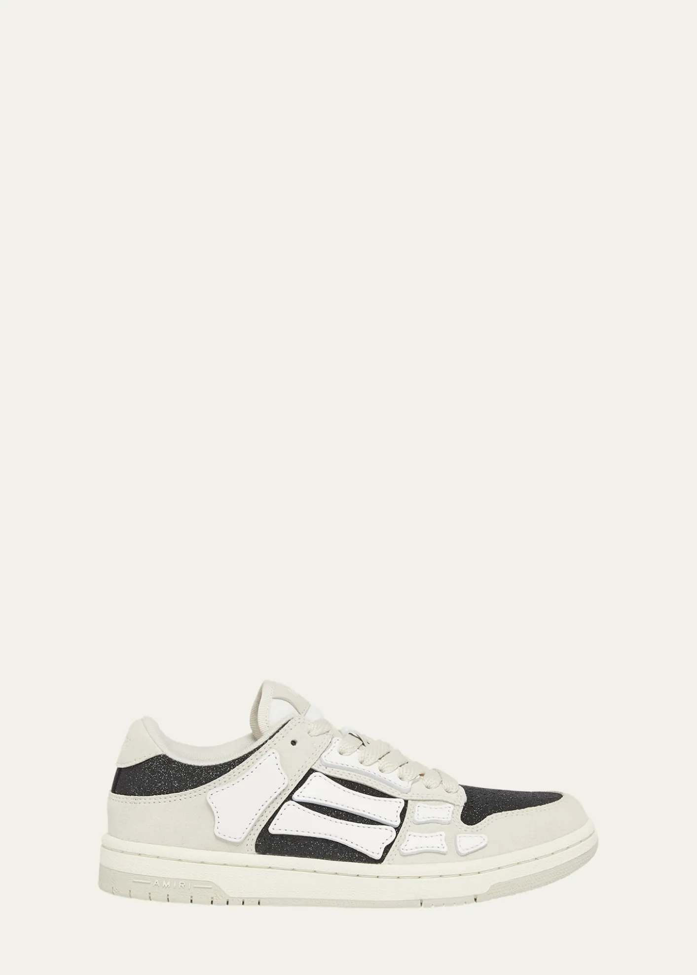 AmiriPacific Bones Mixed Leather Sneakers