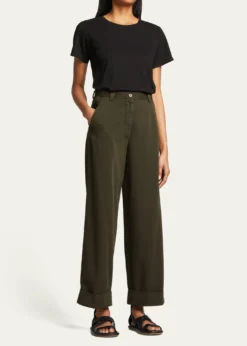 AMO DenimClassic Cotton Short-Sleeve Crewneck Tee