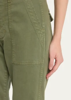 AMO DenimEasy Straight Cropped Army Trousers
