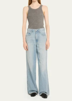 AMO DenimLong Ribbed Tank Top