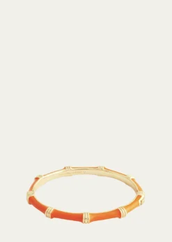 Anabel Aram JewelryBamboo Enameled Hinged Bangle