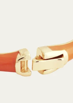 Anabel Aram JewelryBamboo Enameled Hinged Bangle