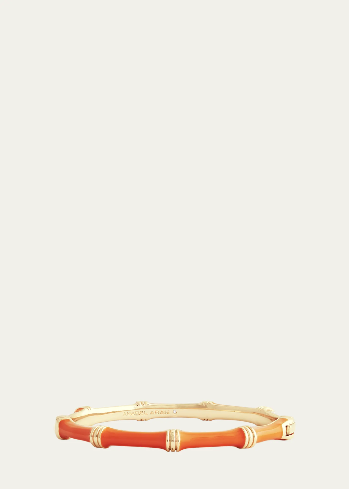 Anabel Aram JewelryBamboo Enameled Hinged Bangle