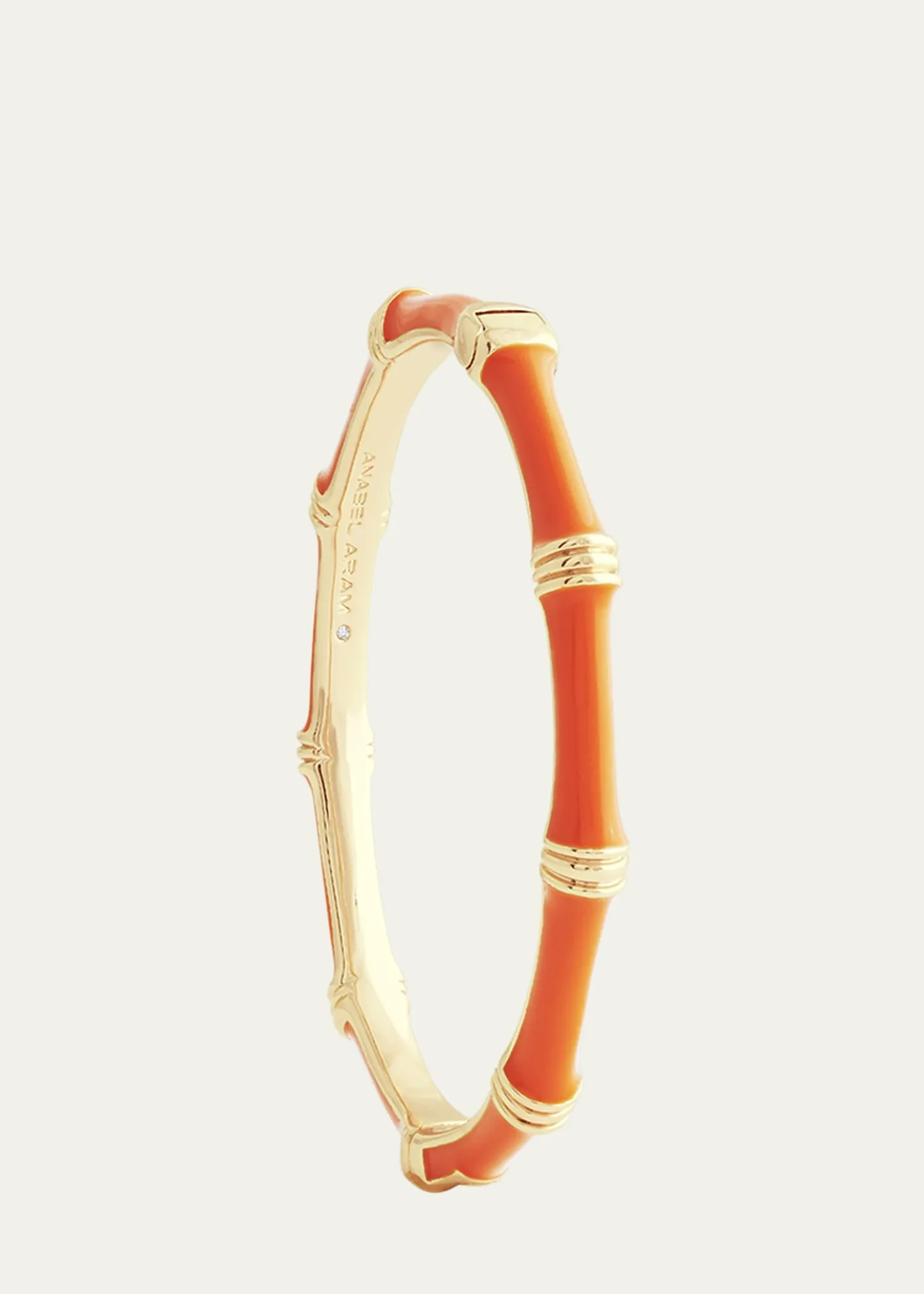 Anabel Aram JewelryBamboo Enameled Hinged Bangle