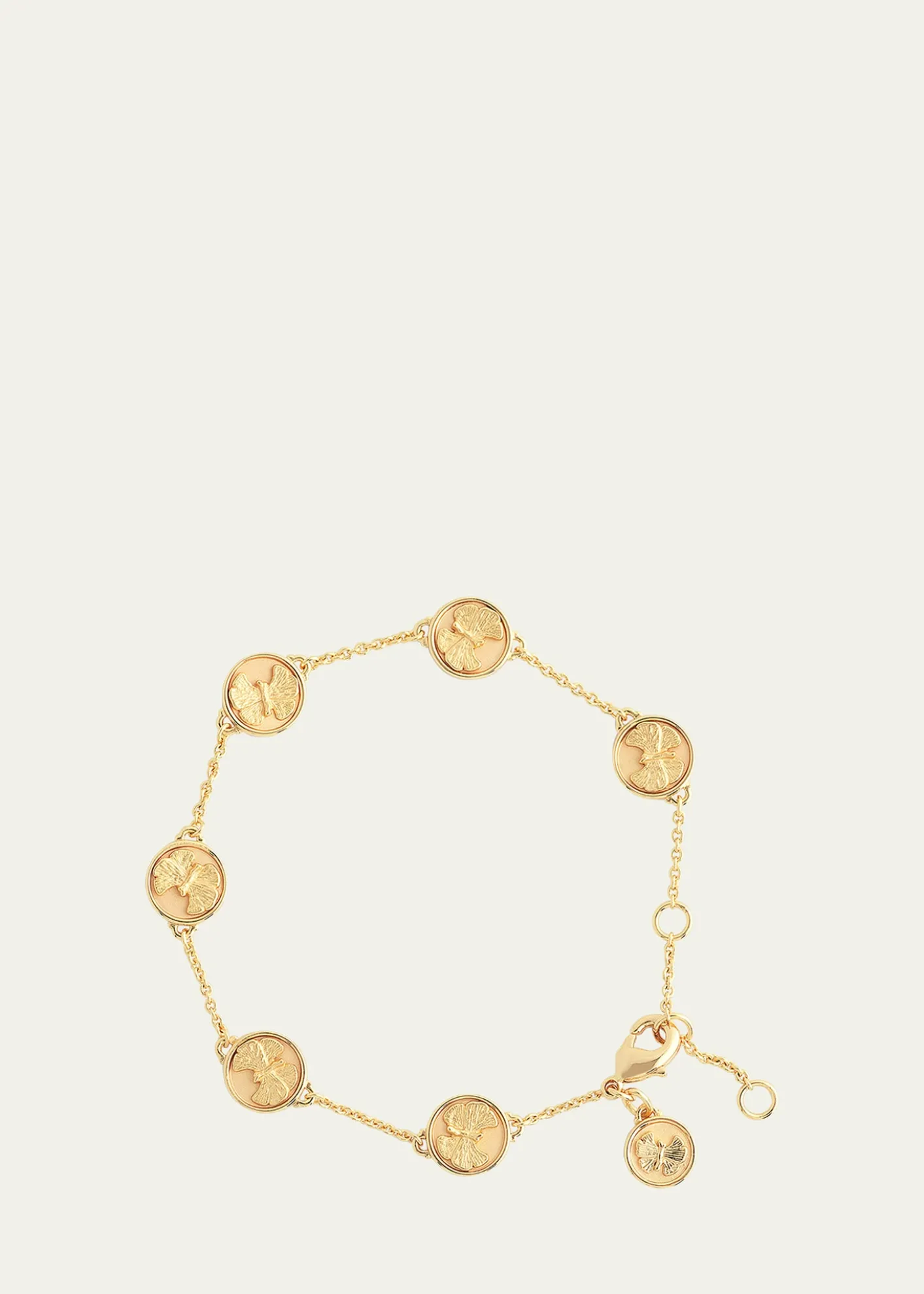 Anabel Aram JewelryButterfly Coin Charm Bracelet