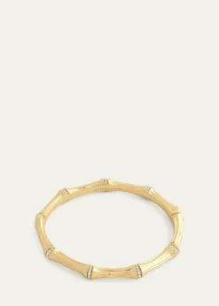 Anabel Aram JewelryCubic Zirconia Bamboo Bangle Bracelet