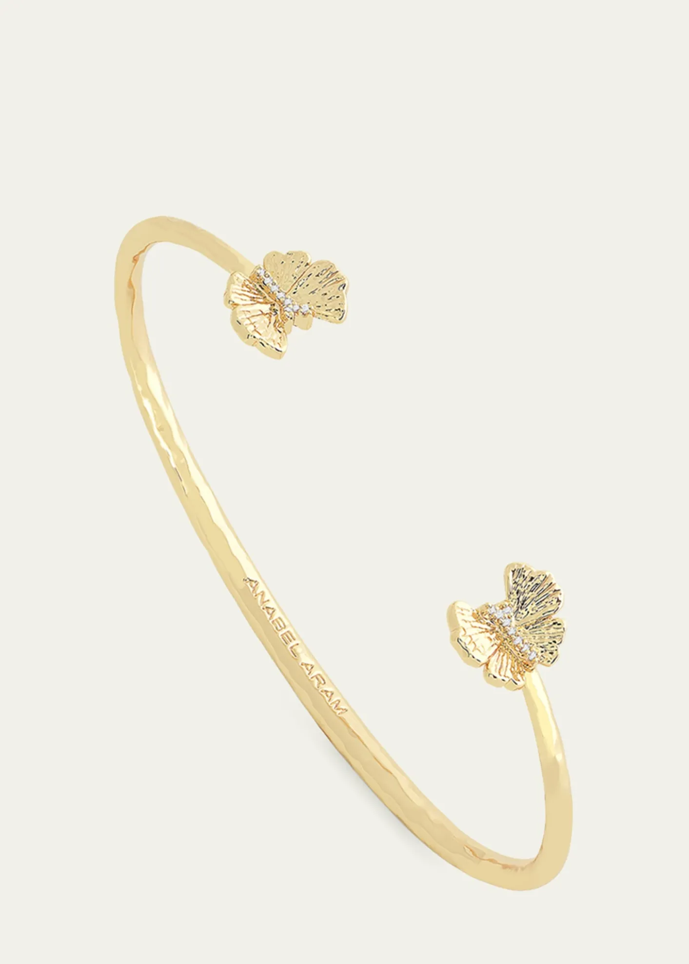 Anabel Aram JewelryCubic Zirconia Butterfly Bangle Bracelet