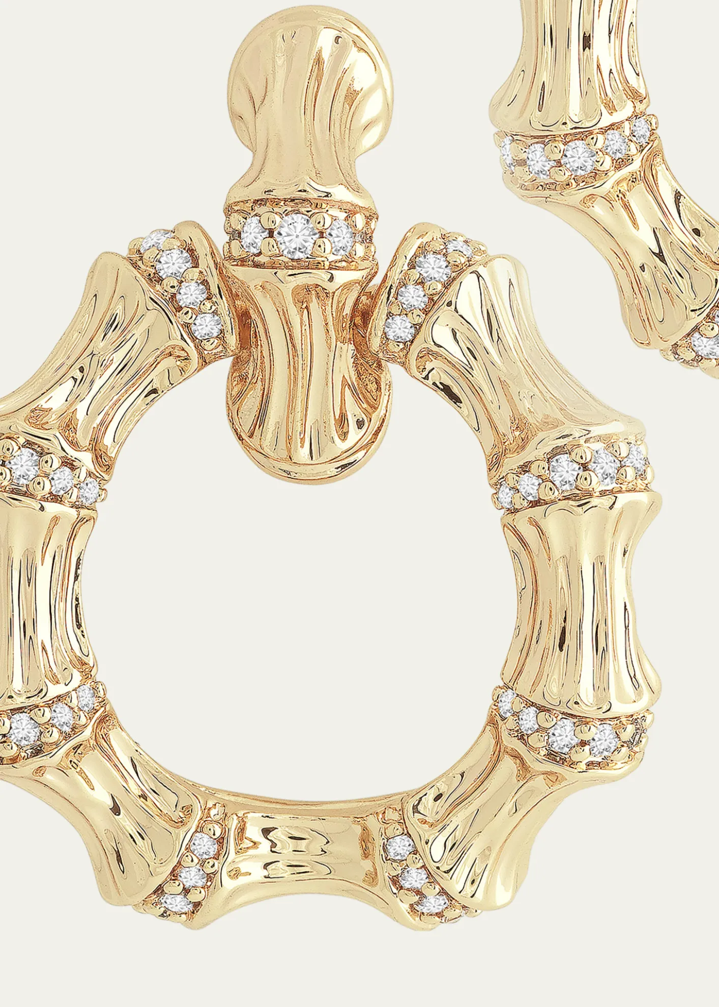 Anabel Aram JewelryBamboo Double Hoop Earrings