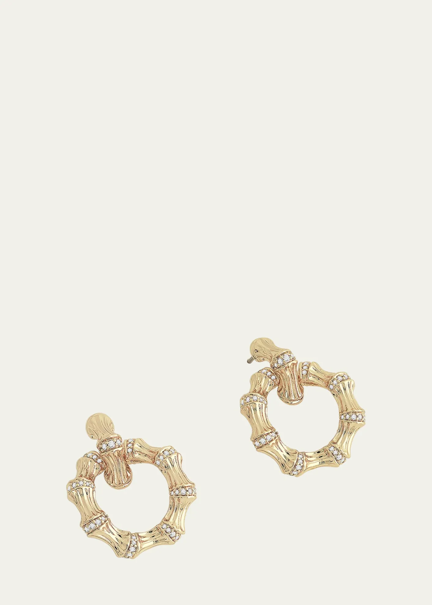 Anabel Aram JewelryBamboo Double Hoop Earrings