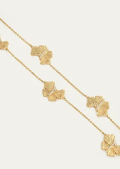Anabel Aram JewelryButterfly Gold Station Necklace