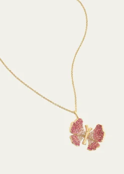 Anabel Aram JewelryButterfly Pave Necklace