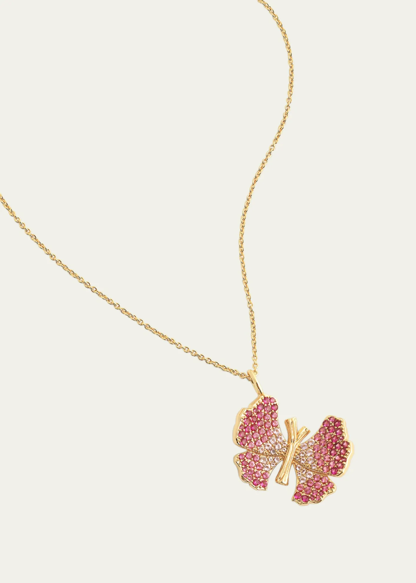 Anabel Aram JewelryButterfly Pave Necklace