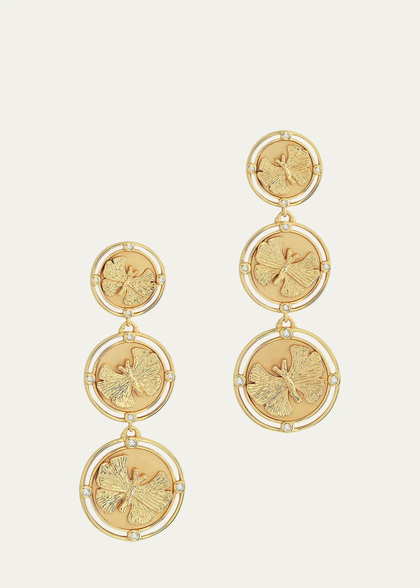 Anabel Aram JewelryButterfly Coin Drop Earrings