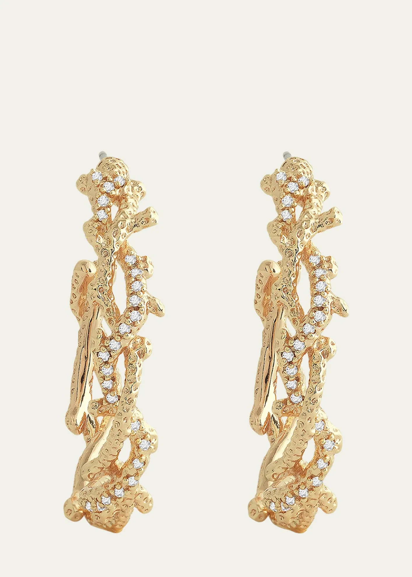 Anabel Aram JewelryCoral Hoop Earrings