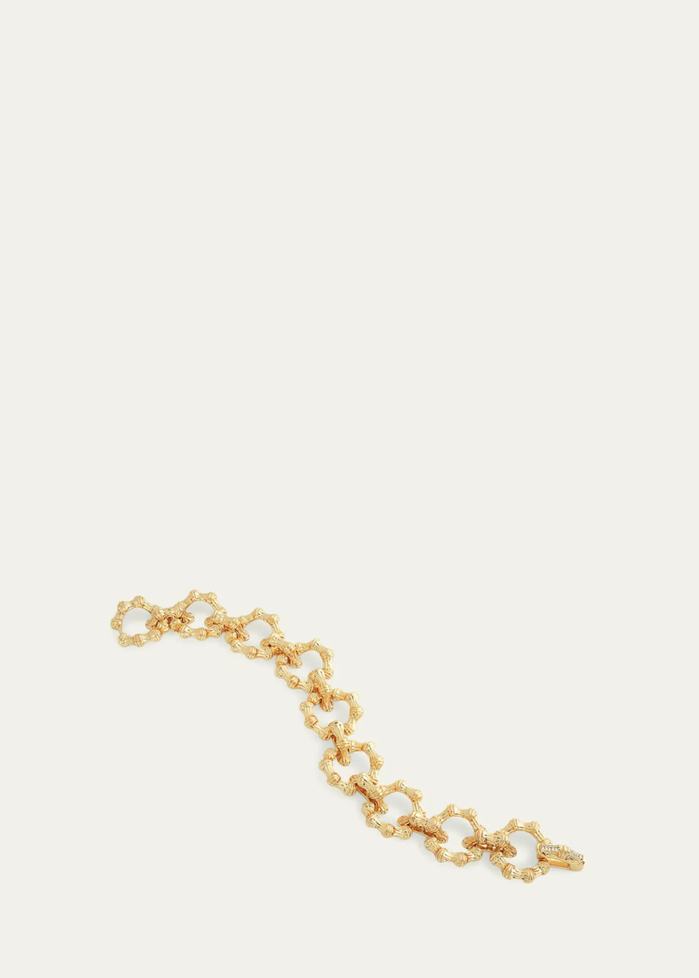 Anabel Aram JewelryCubic Zirconia Bamboo Chain Bracelet