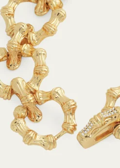 Anabel Aram JewelryCubic Zirconia Bamboo Chain Bracelet