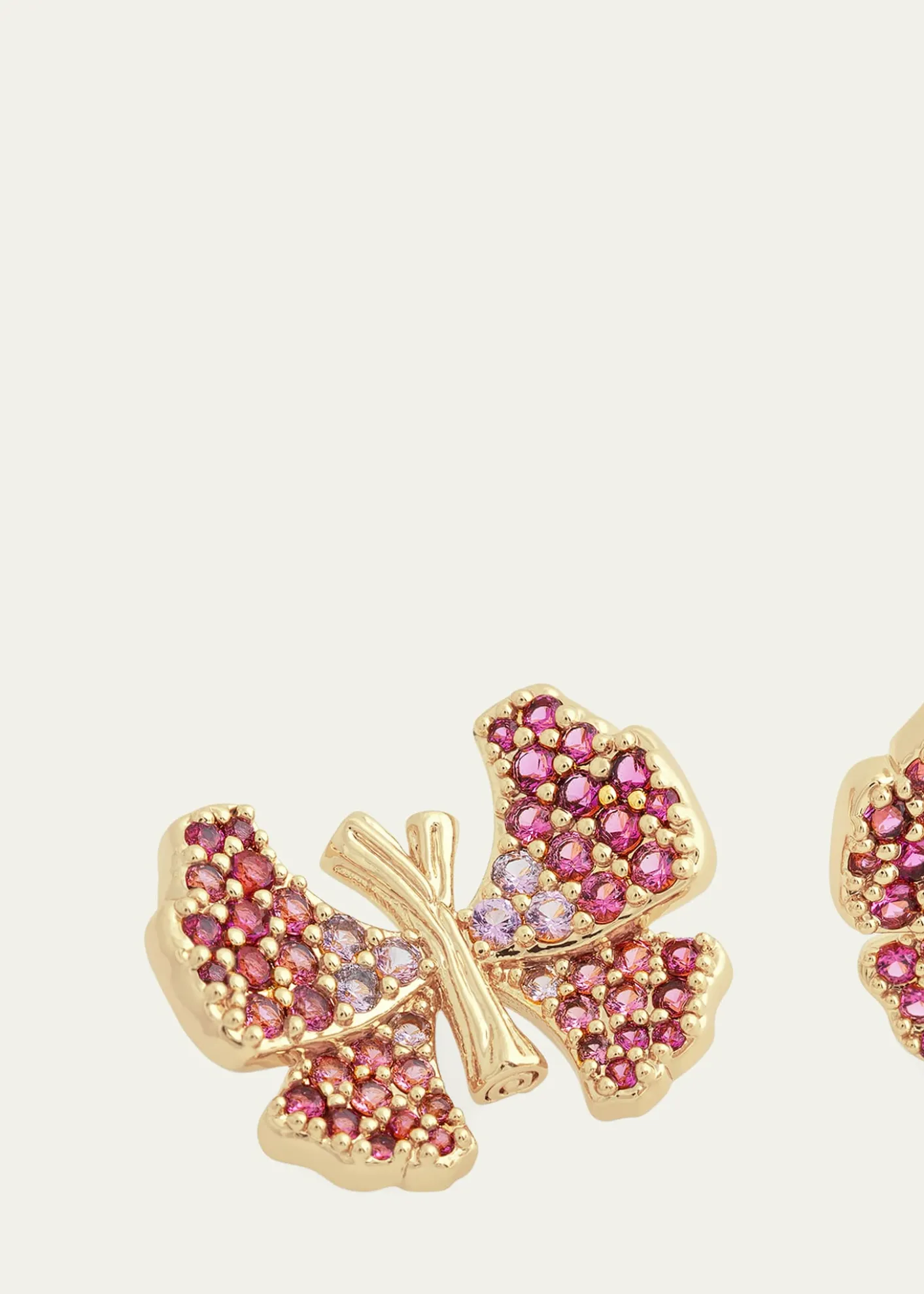 Anabel Aram JewelryCubic Zirconia Butterfly Stud Earrings