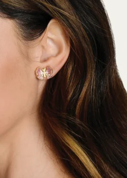 Anabel Aram JewelryCubic Zirconia Butterfly Stud Earrings