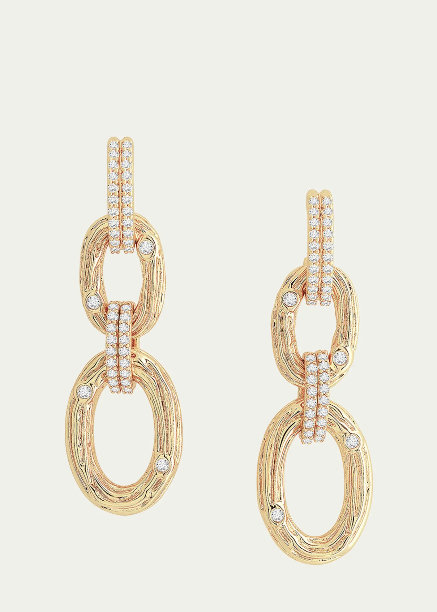 Anabel Aram JewelryCubic Zirconia Enchanted Forest Chain Earrings